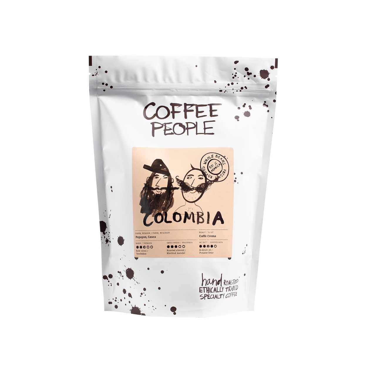 Coffee Bean Coffee People Crema, Colombia, Cauca 1 Kg