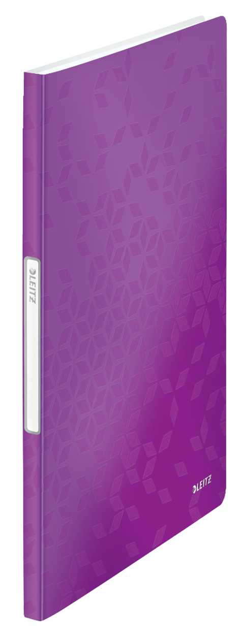 Menu Covers A4 20-pocket Purple Leitz Wow Pp