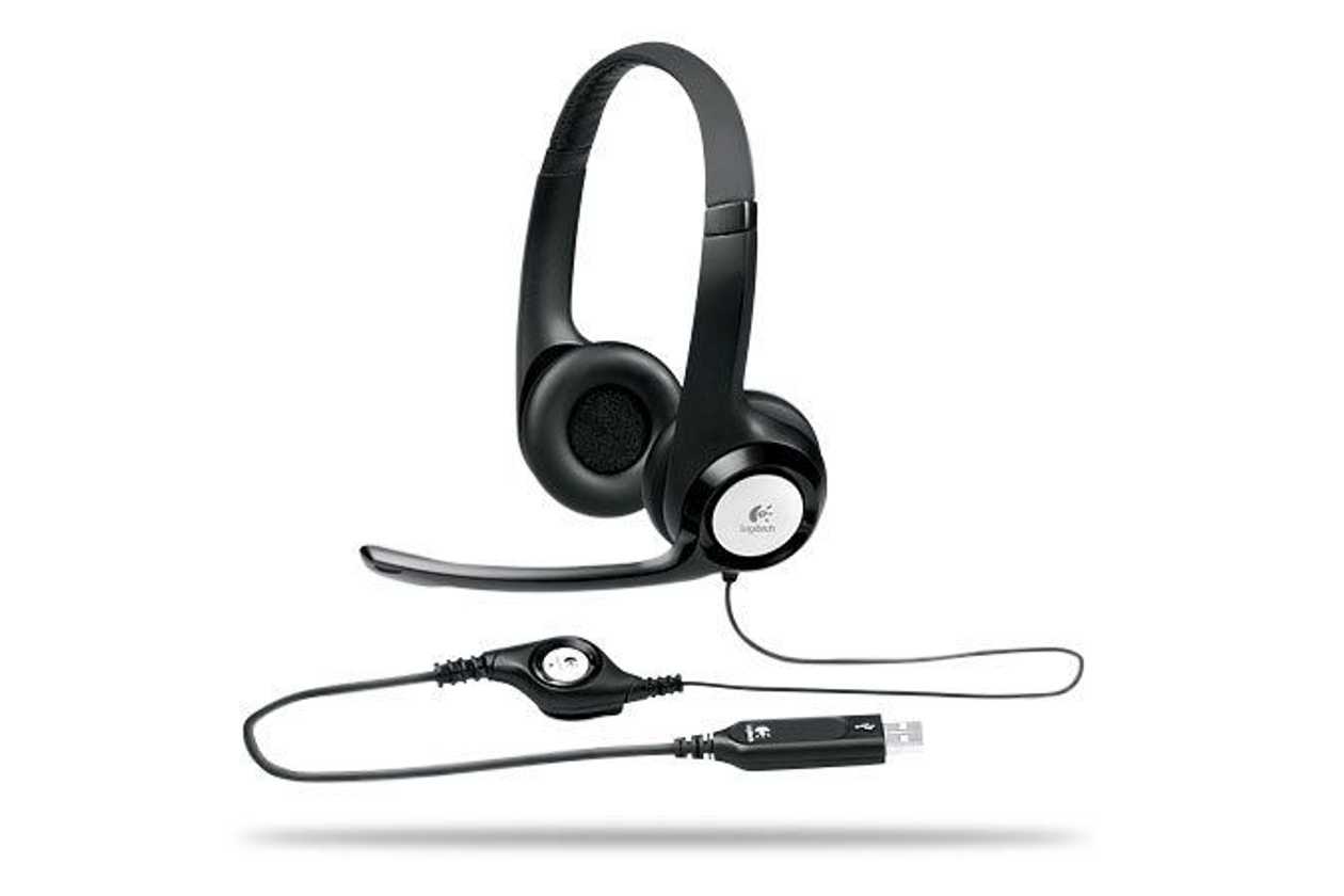 Headphones+Microphone Logitech H390 USB Headset Black/Black (20 - 20000 Hz, Mic 100 - 10000Hz: Cable 1.9M) 2Yw