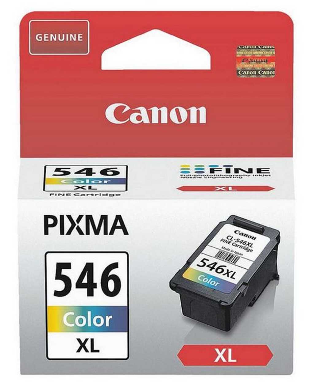 Ink Canon Cl-546xl Color Large Capacity 300 Pages 15 ml Pixma Ip2850 Mg2455/2550/2555/2950/mg3050/3051/3052/3053  mx495 Ts3150/ts3151/ts3450