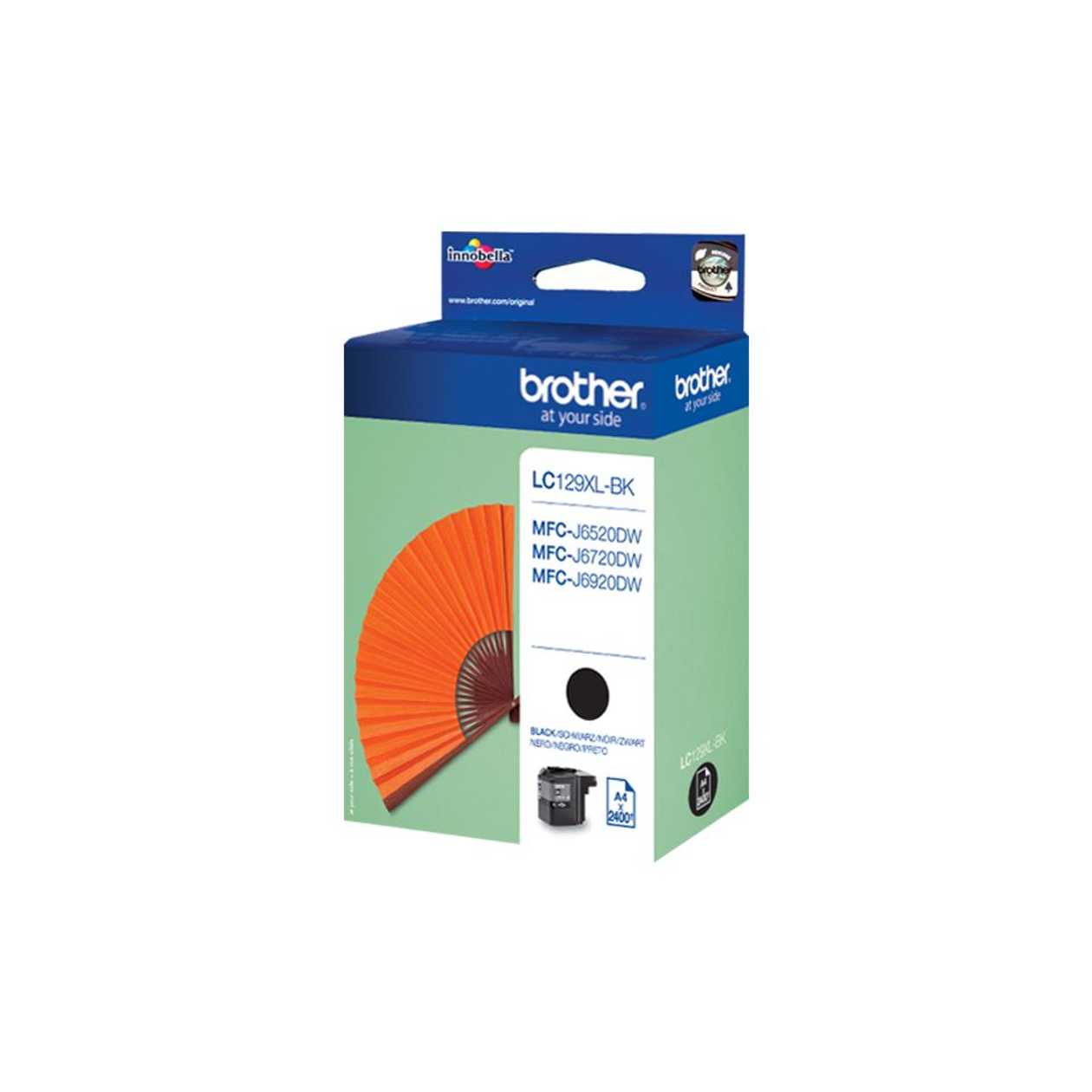 Ink Brother Lc129xlbk Black Mfc-j6520dw, J6720dw, J6920dw 2400 Sheets@5%