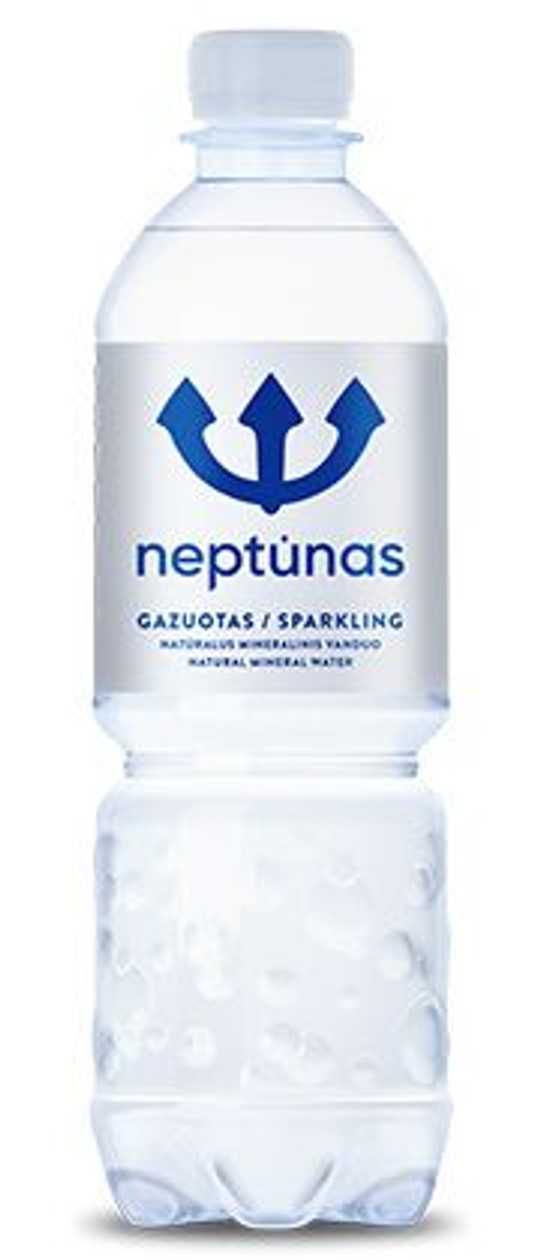 Mineral Water Neptunas 0,5 l (Carbonated, Plastic)