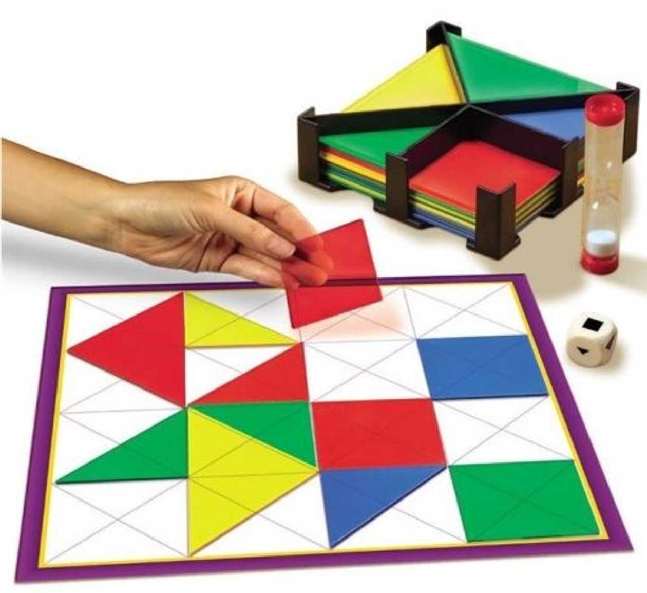 Board Game with Geometric Figures, 7+