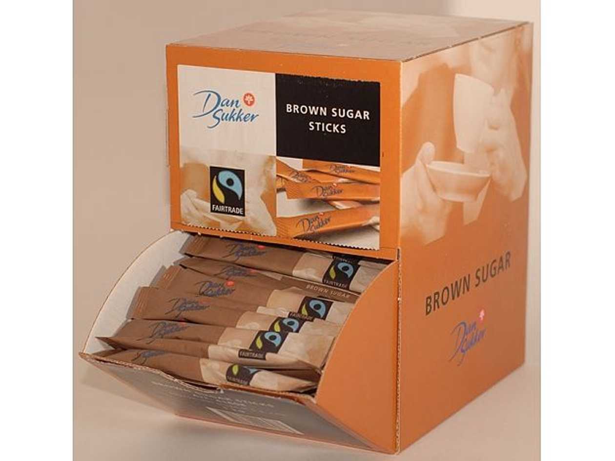 Sugar Stick Brown Dan Sugar 900 g (4 gx 225 pcs./p kg.)