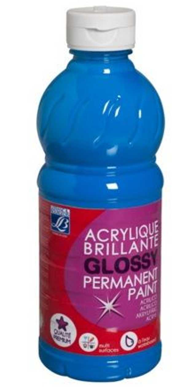 Acrylic Paint 500 ml 063 Primary Blue glossy C&co