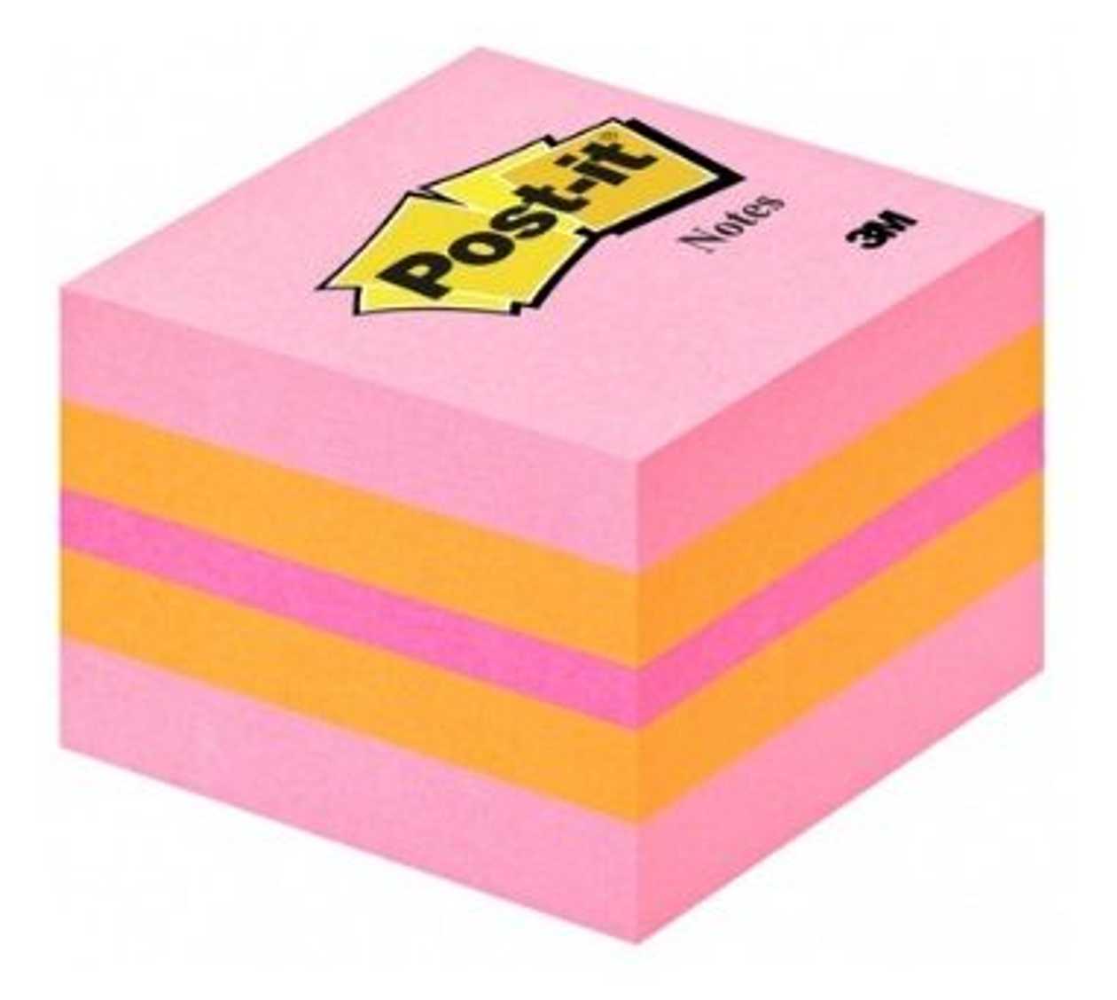 Note Paper Self-Adhesive Post-It 2051p Mini Cube, Pink 51x51 mm (cube 400 l.)