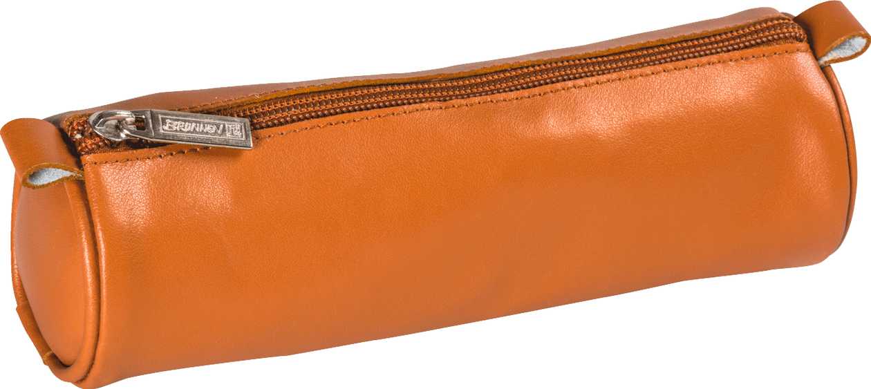 Pinal Made of Leather 23x8 cm Brown, Brunnen