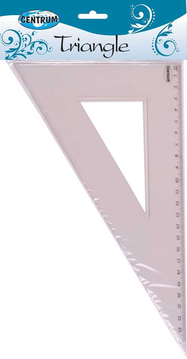 Triangle Centrum, 60°, 23.5 cm