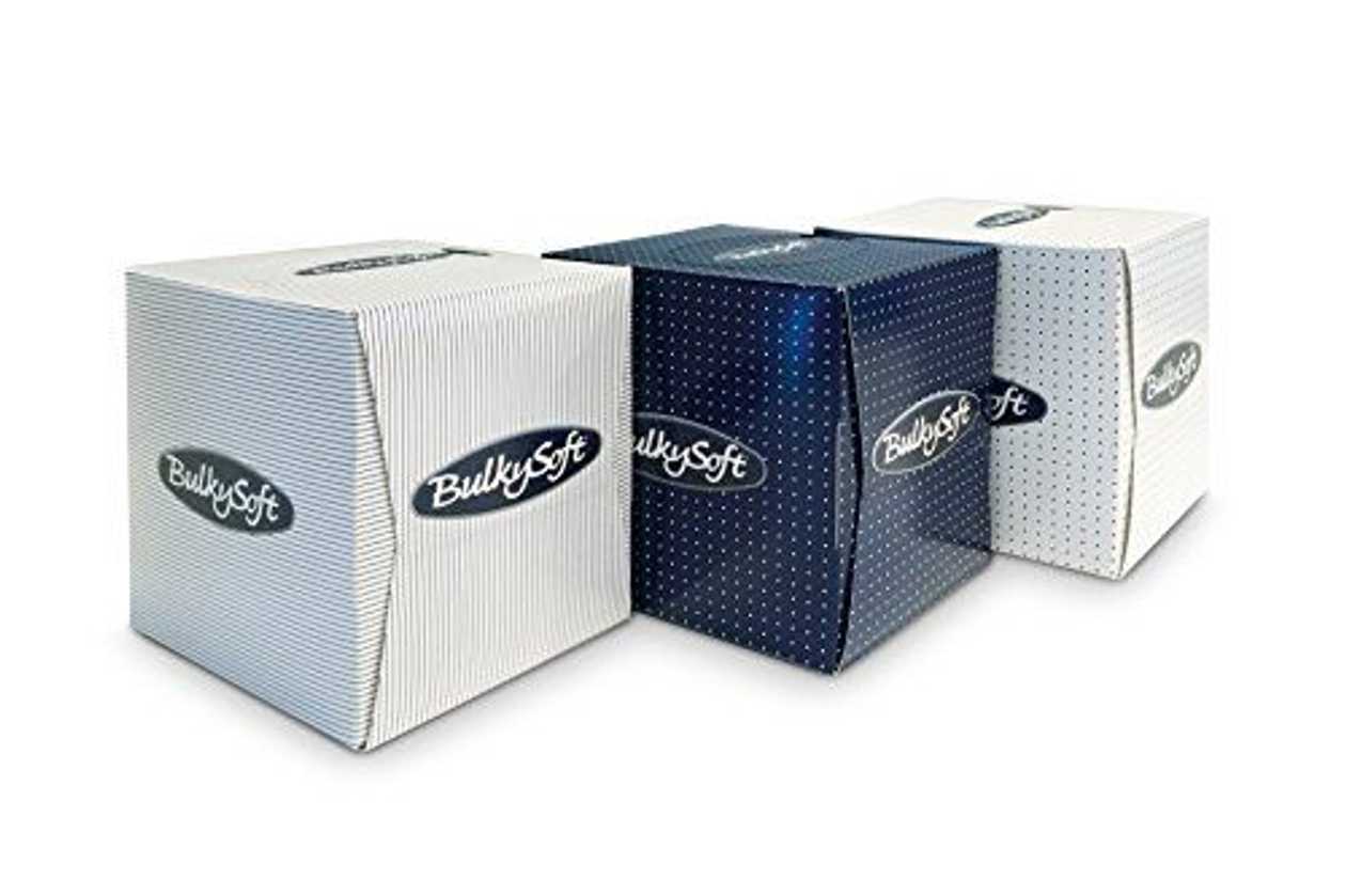 Napkin Cosmetic Bulkysoft Cube 2-layer 90 pcs./box