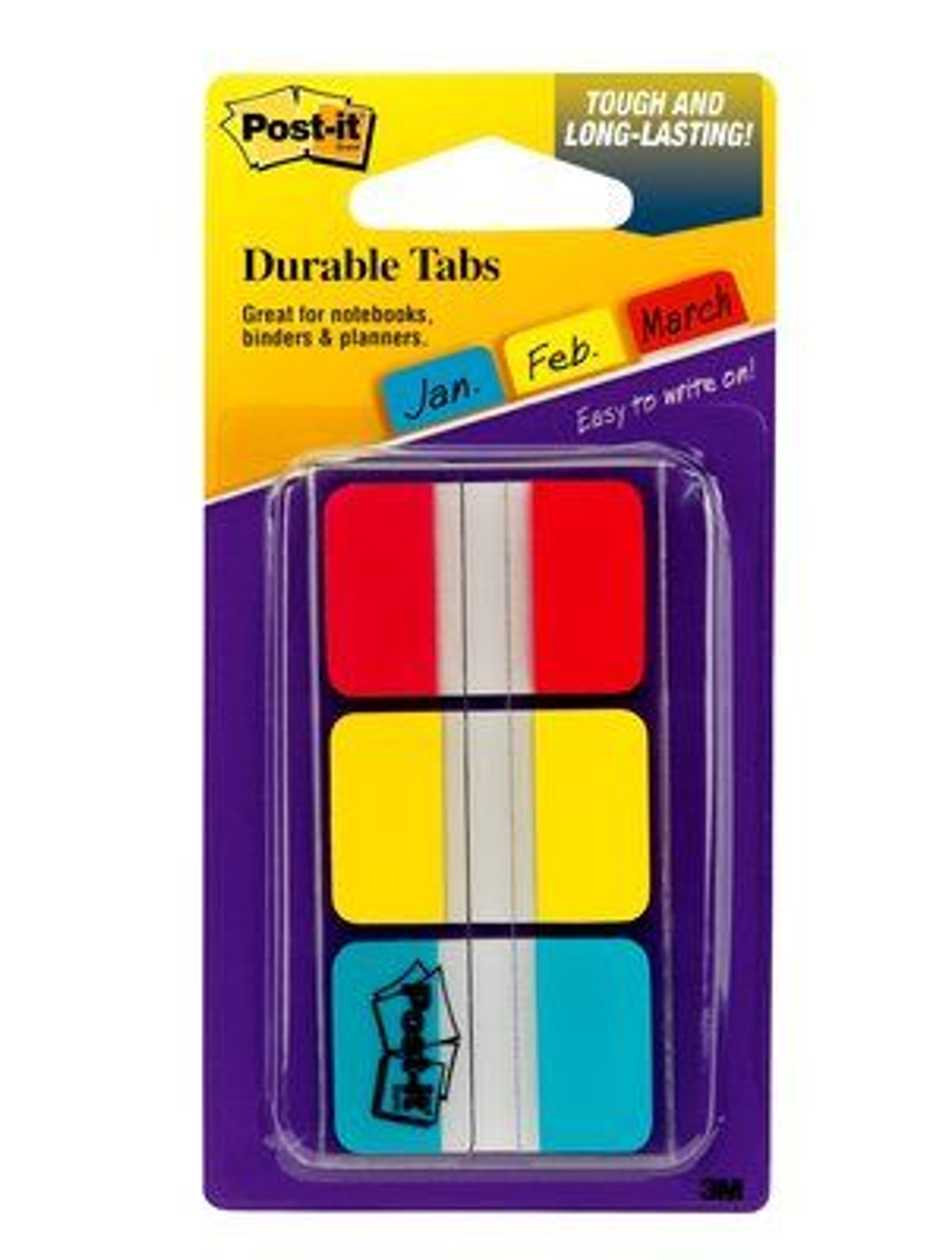 Post-It Bookmark 686 Ryb Strong, 3 Colors Pun-col-blue
