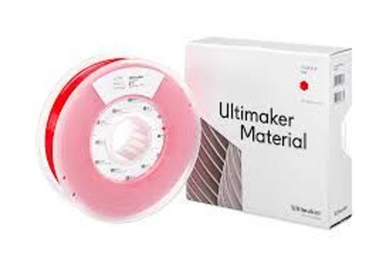 Pla Tough Ultimaker Red Filament for 3D Printer, Red, 2,85 mm, 750 g