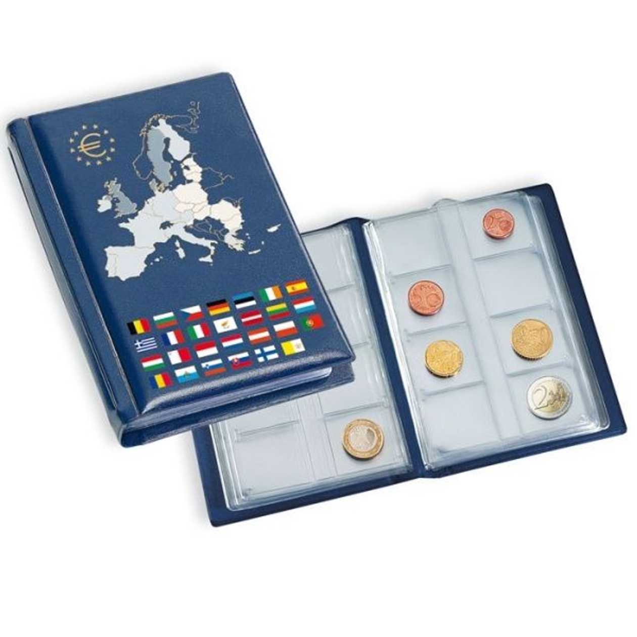 Coin Album Pocket For 96 Coins Euro 330102, Leuchtturm