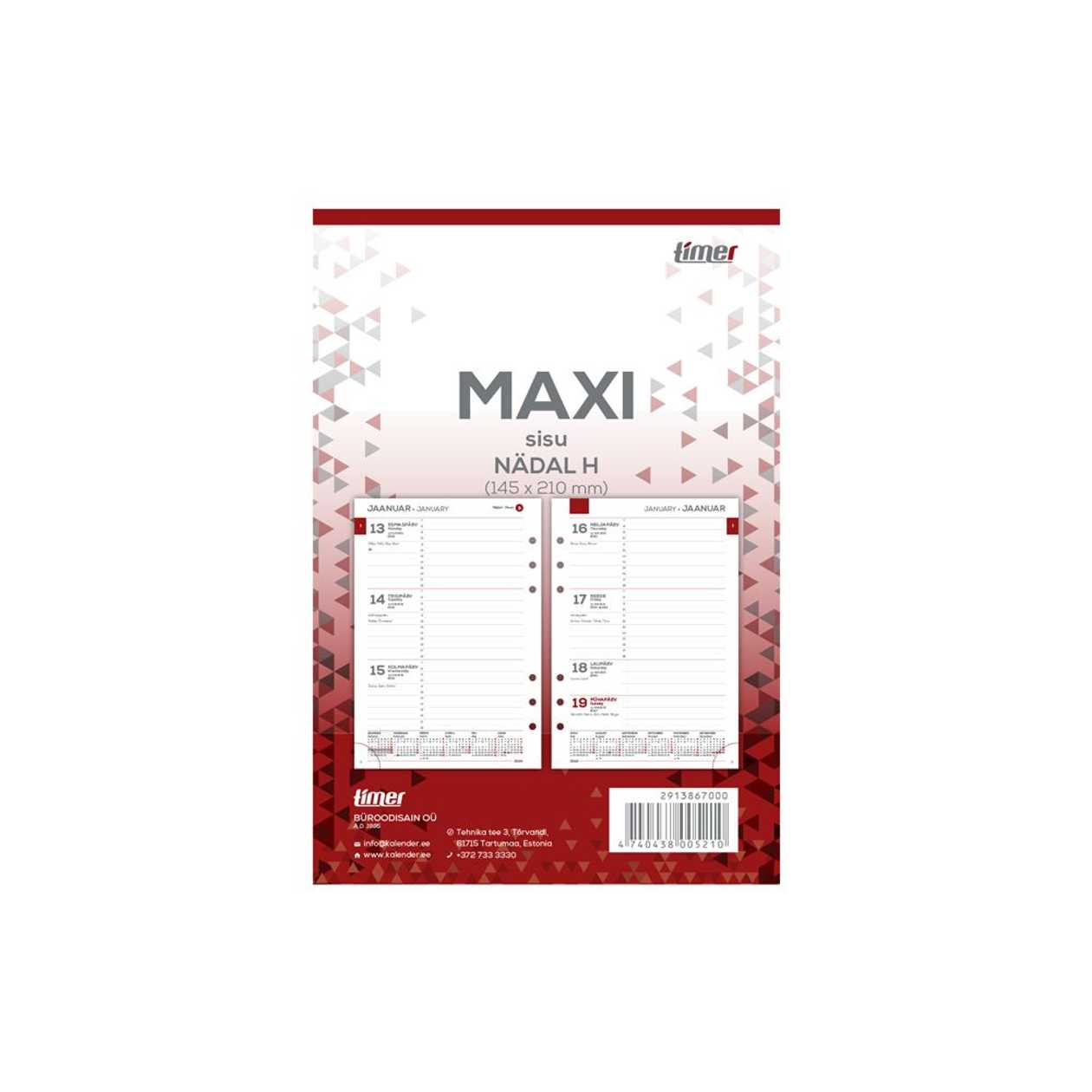 Calendar Content Maxi Week H