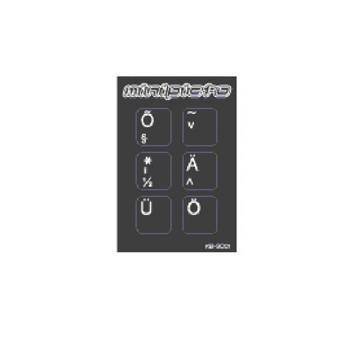 Letter Stickers Mu/va Ek Eesti Alphabet Täpitähed Mati Musta Põhja And Selected Symbol Kb-sc-01blk