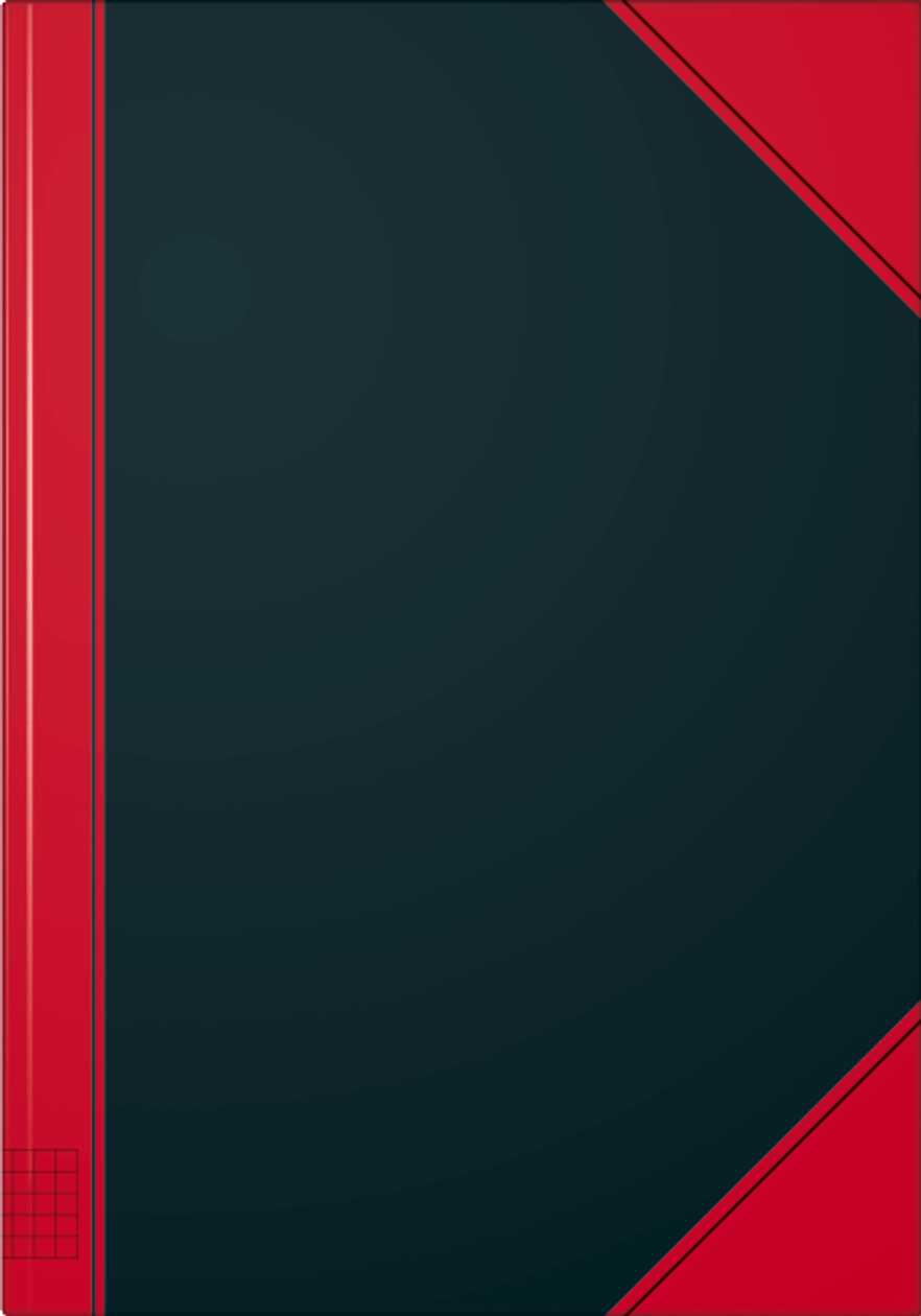 office Book A4 5x5 Square, 96l Book Binding, Hard Cover, China, Brunnen