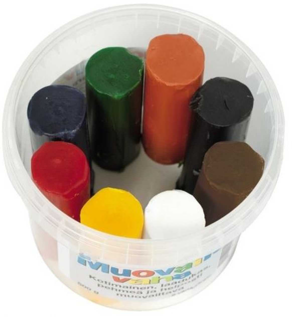 Plasticine Crearte Based On Beeswax, Assortment 500 g