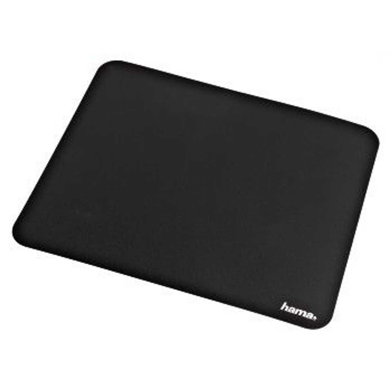 Mouse Pad Hama Laser Black 22x18x0.05 cm, Base That Sticks To The Table