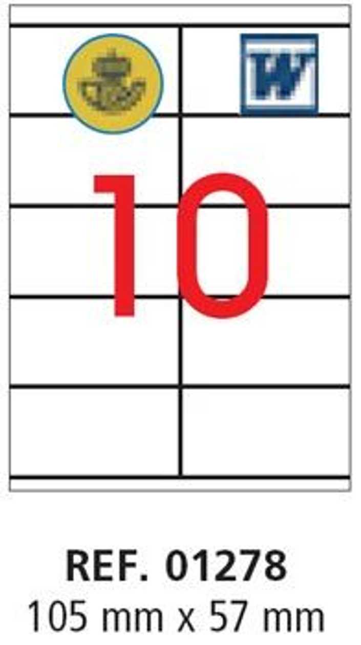 Label Apli 105x57 Ref.1278 100 l/p kg.