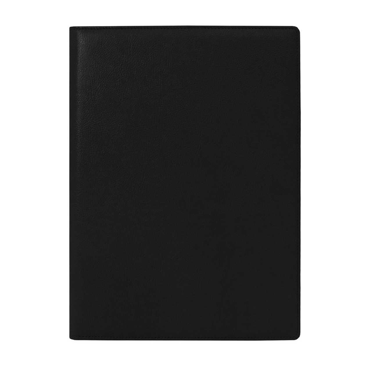 Covers A4 Documents Black/Black, Leatherette