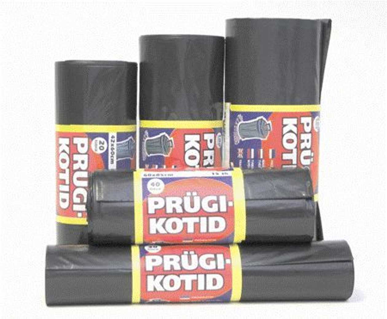 Garbage Bag 20 l Black Ld (42*60) 30 my, 50 pcs./roll