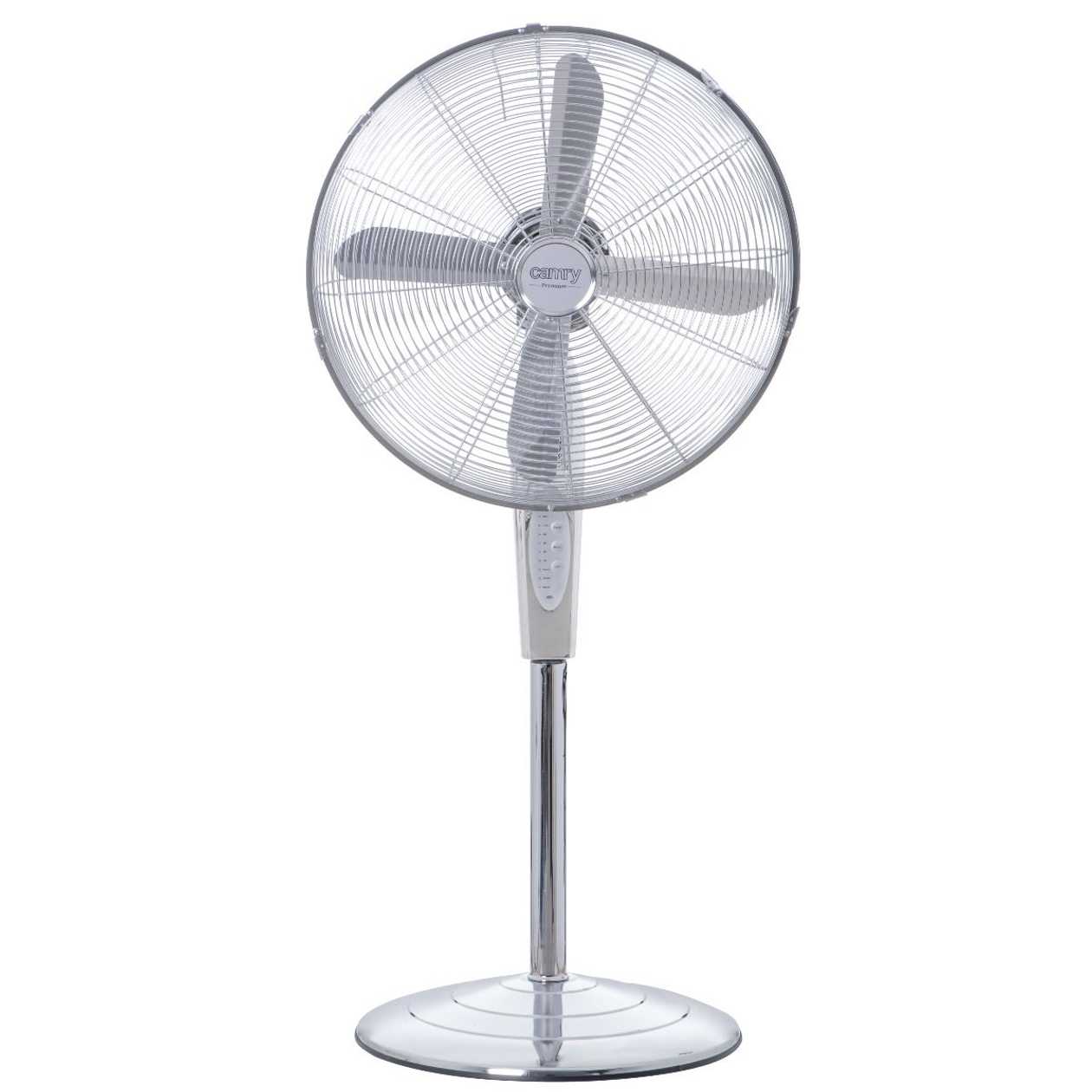 Fan For The Floor Camry Cr7314 40 cm Chrome 190w, 62db, 3 Speeds, Height Adjustable, With Remote Control, Timer