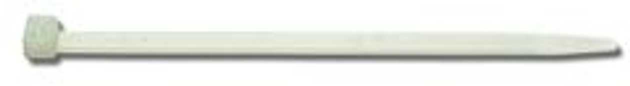 Cable Ties Elmatic 200 mmx2.6mm White 100 Pcs/pk Cable Ties