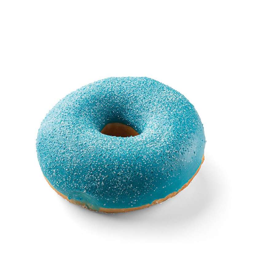 Rūgšti spurga DONUT SOUR BUBBLE GUM su miško uogų įdaru