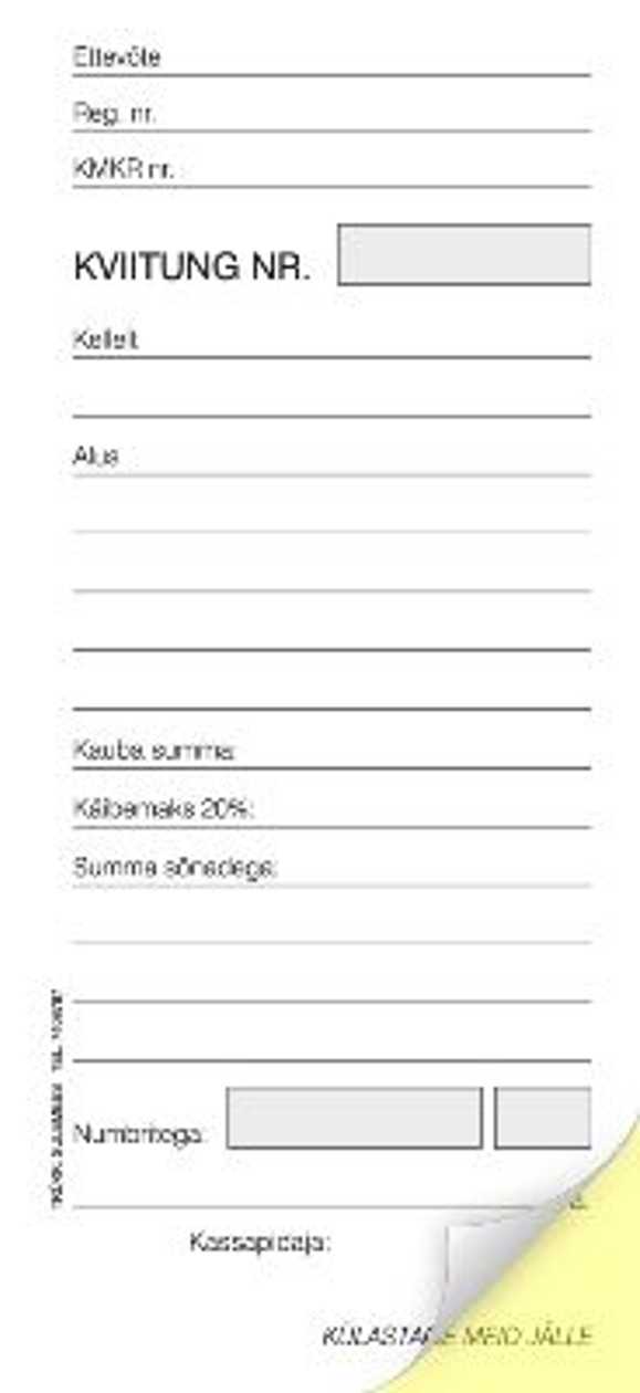 Receipt A7 2 Self-copy Book (2x50 Sheets)