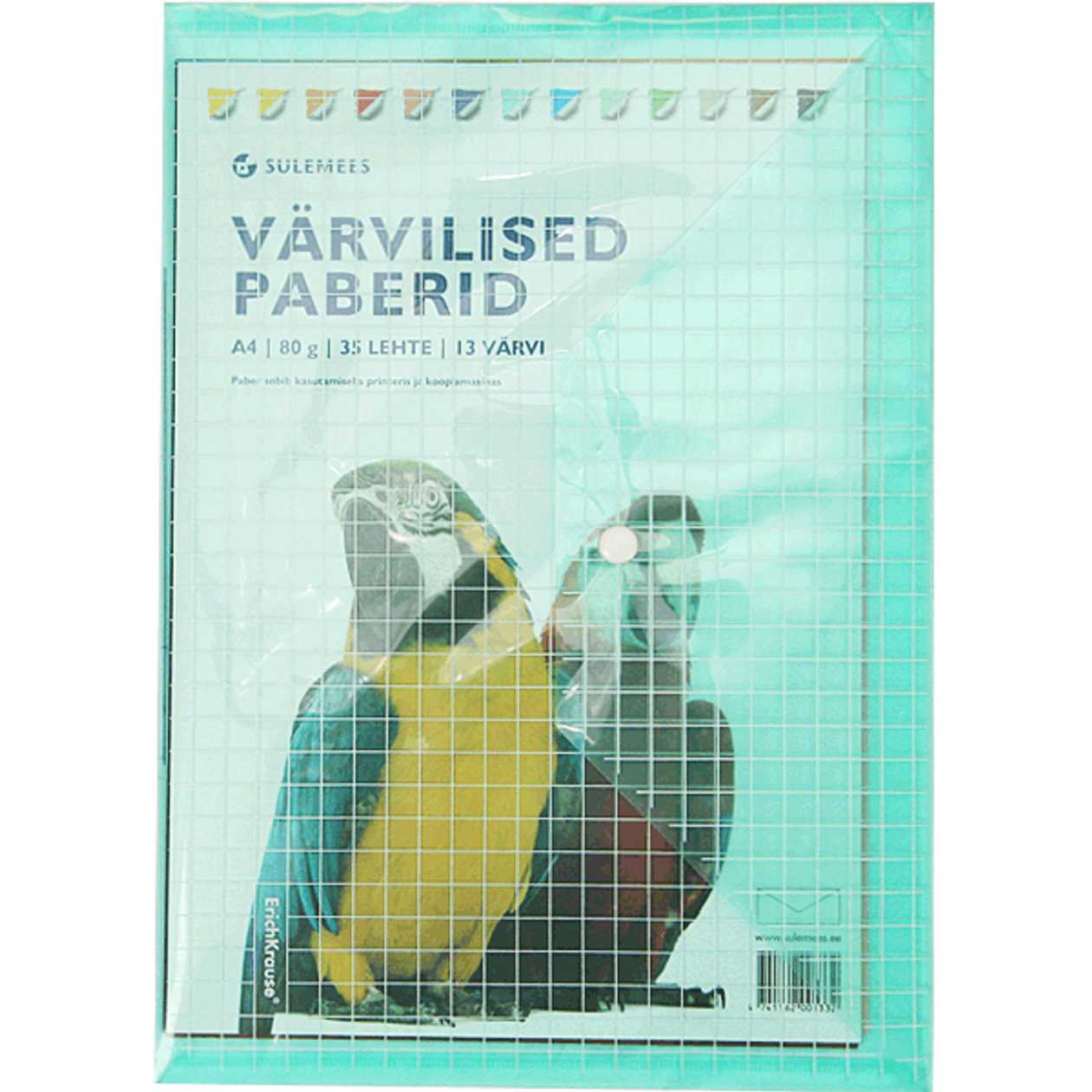 Colored Paper Mix 35 Sheets And 13 Colors In A Pack, 80 g, Printed In A Plastic Bag