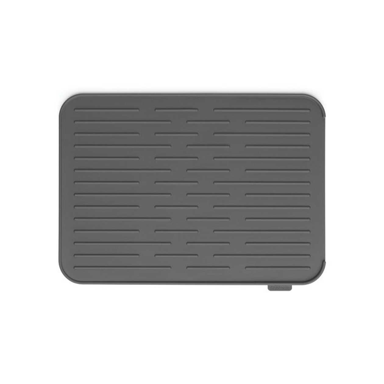 Silicone Dish Drying Mat Brabantia, 11 74 42; 438X325 mm/ Dark grey, Dark grey
