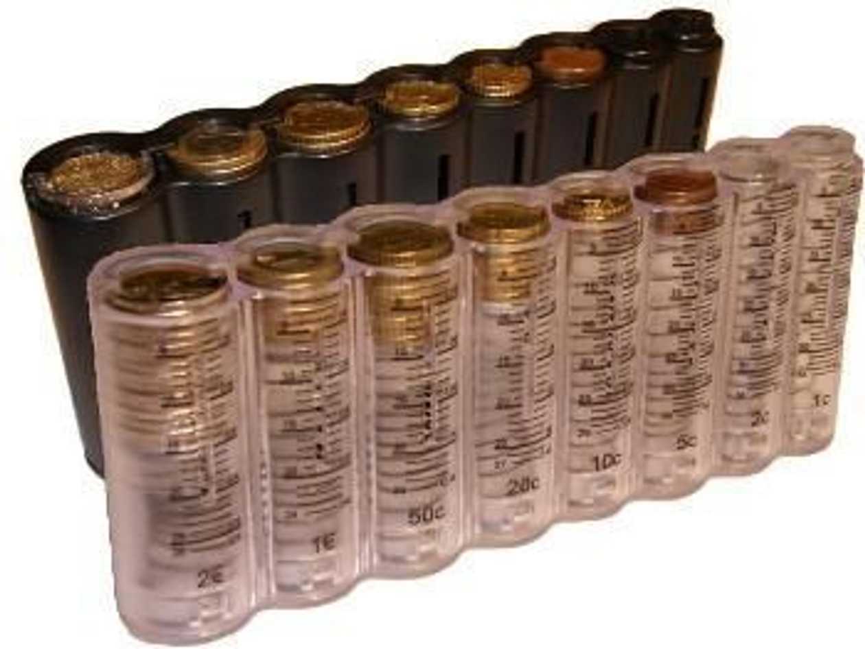 Coin Holder 8 Transparent Pvc