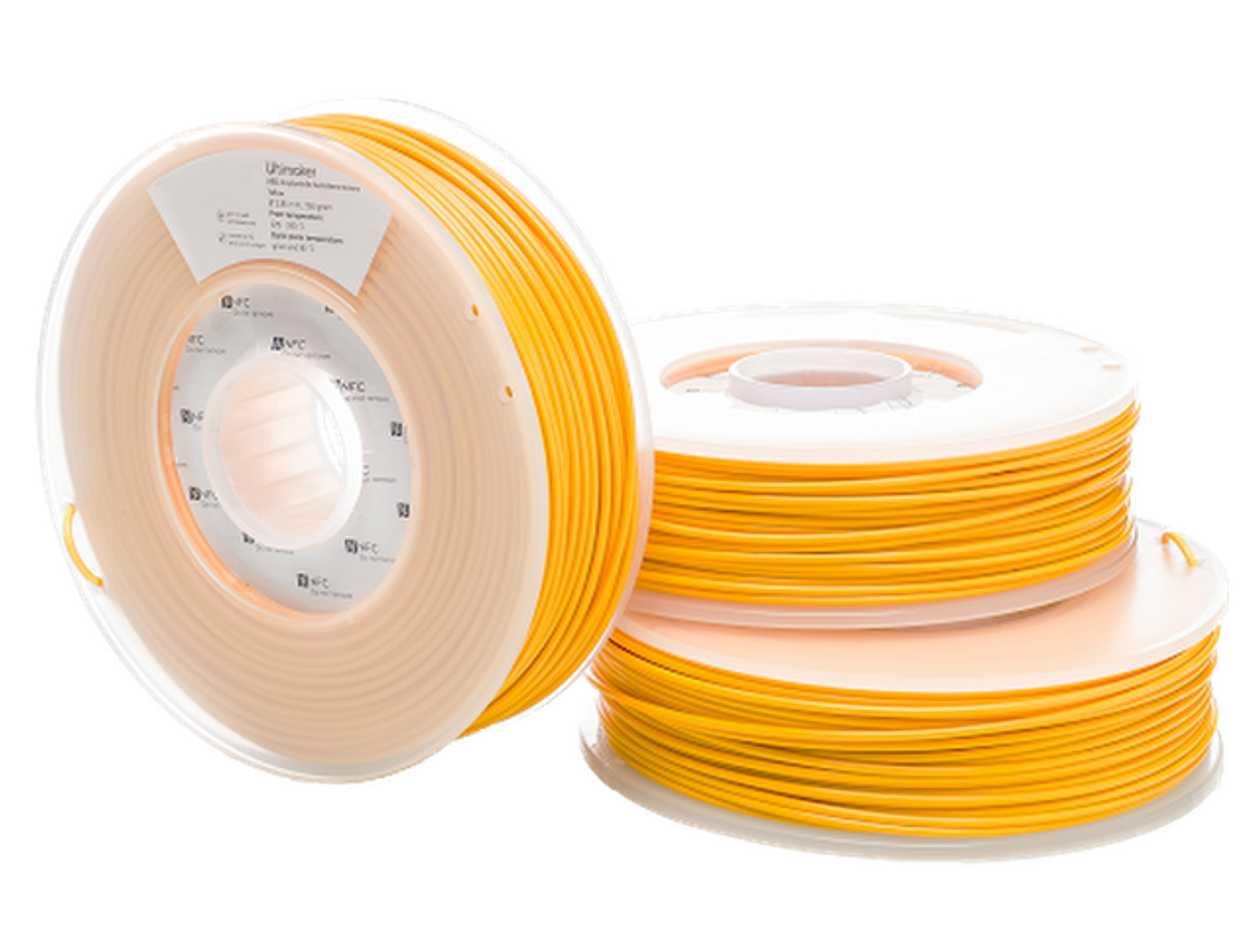 Abs Filament for Ultimaker 3D Printer, Nfc, Yellow, 2.85 mm 750 g
