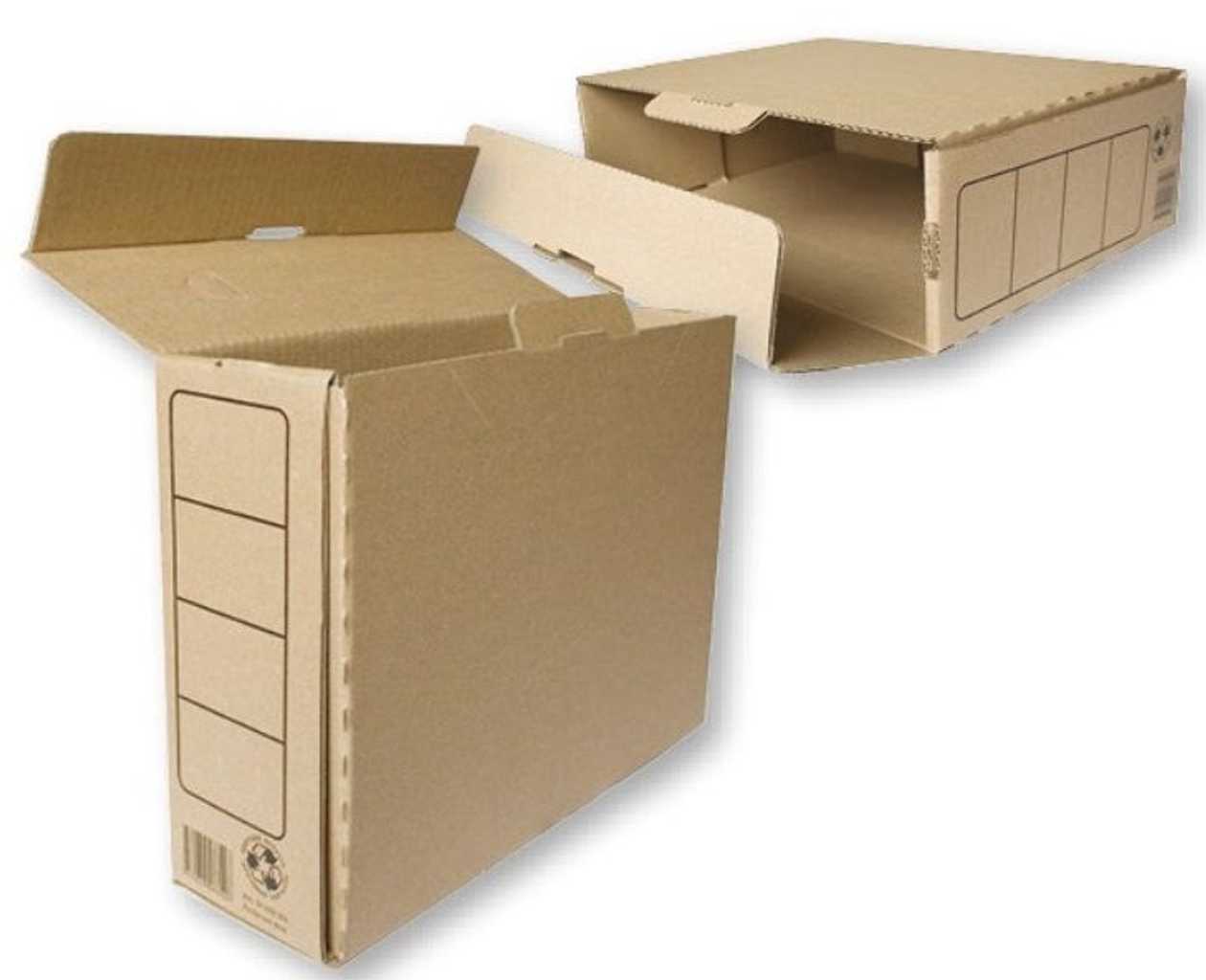 Archive Box A4 10 cm, 330x250x103 mm, Cardboard Brown, Smlt
