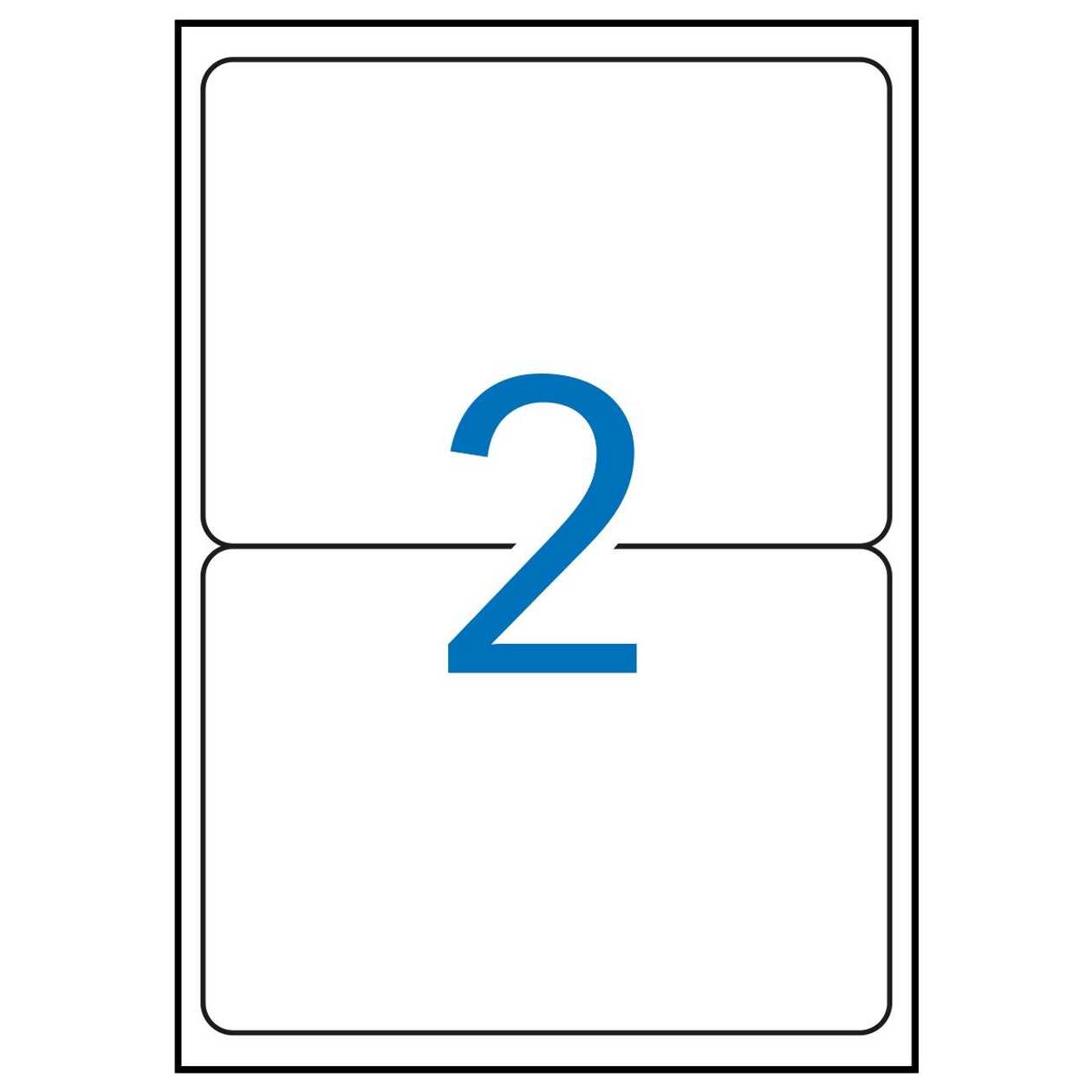 Label Apli 199.6x 144.5 Ref.2423, Round Corner, 100 Sheets/p kg.