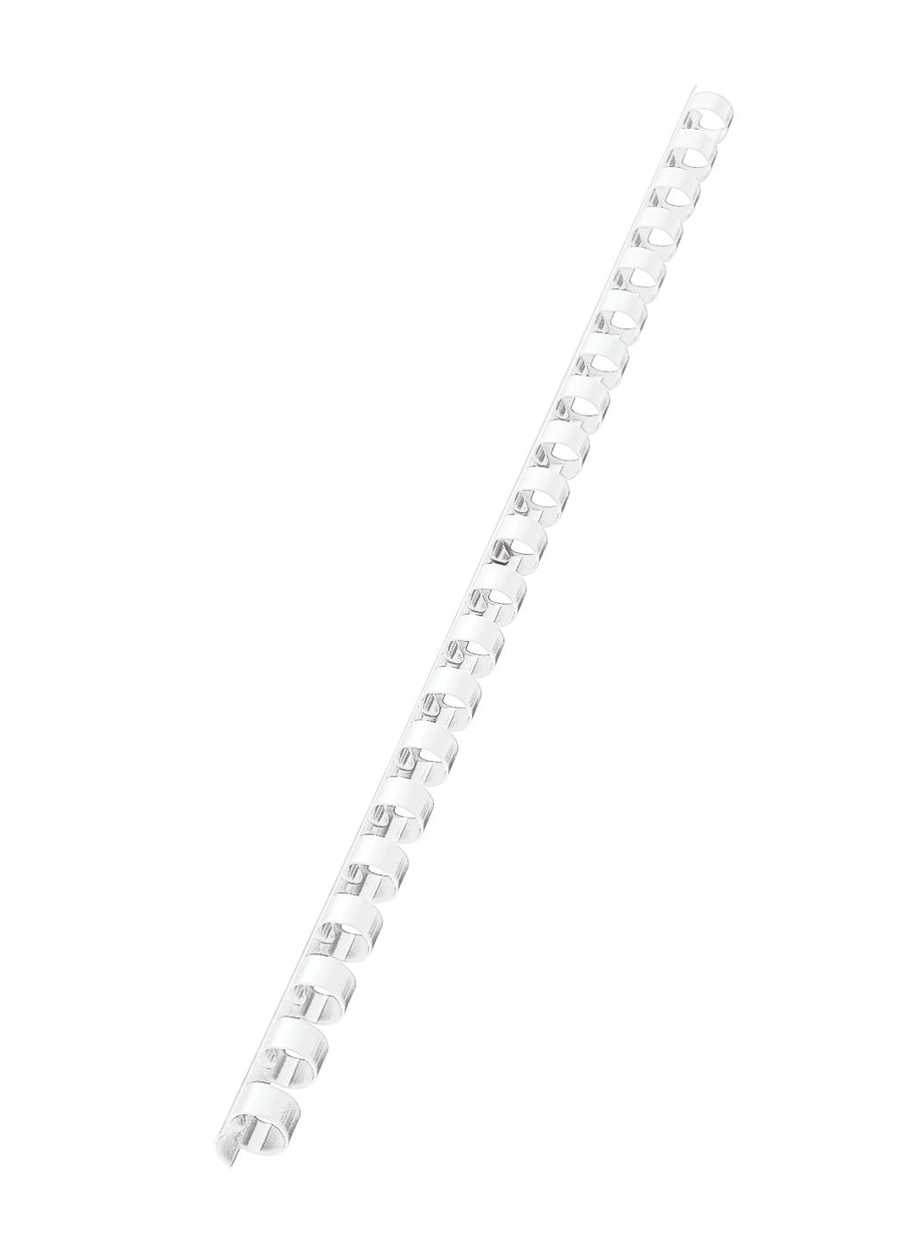 Binding Spiral 10 mm White, Max For 65 Pages, Spines Plastic 10 mm Leitz Combind