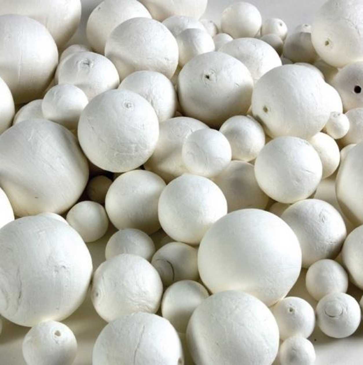 Paper Pulp Balls, 10 - 40 mm, 250 pcs.