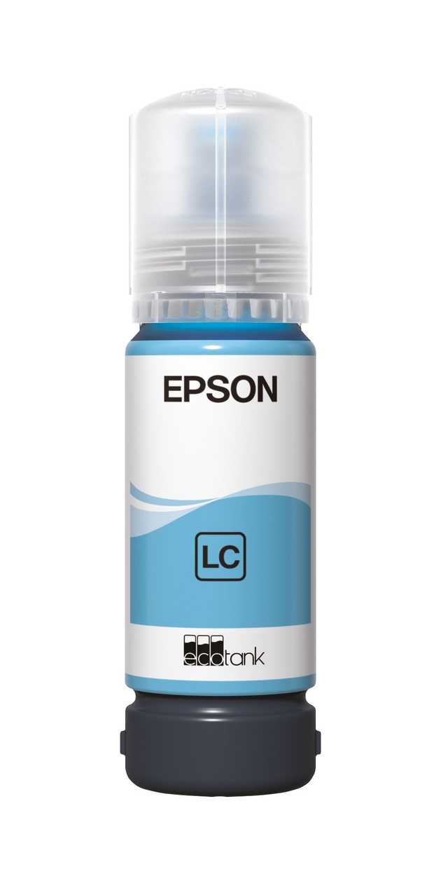 Ink Epson 108 Light Cyan 70 ml 7200Lk (2100 10X15 Photos) Ecotank L8050 L18050