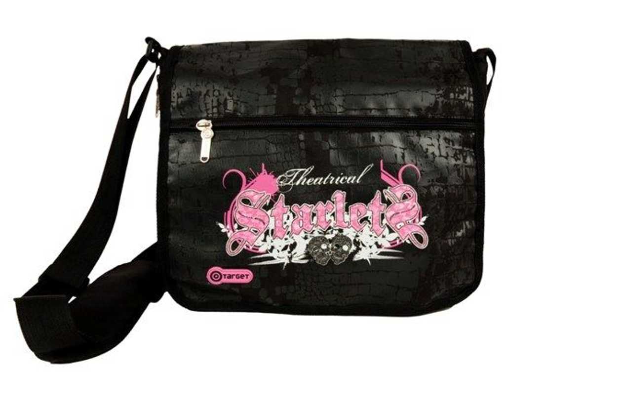Target Starlet Shoulder Bag, Black/pink