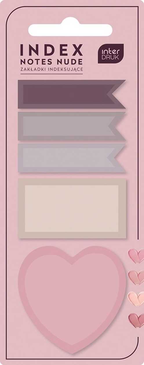 Sticky Note Paper Nude, 125 Sheets Assorted, Interdruk