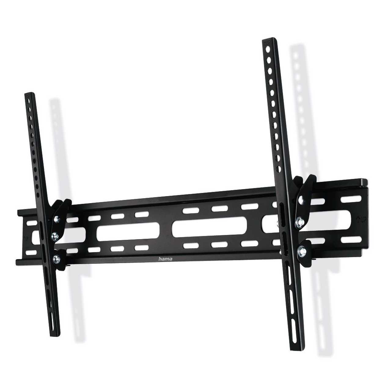 Hama Tv Wall Bracket, Tilt/Tilt 15-Degree, Up To 191 cm 75" 60Kg, Black