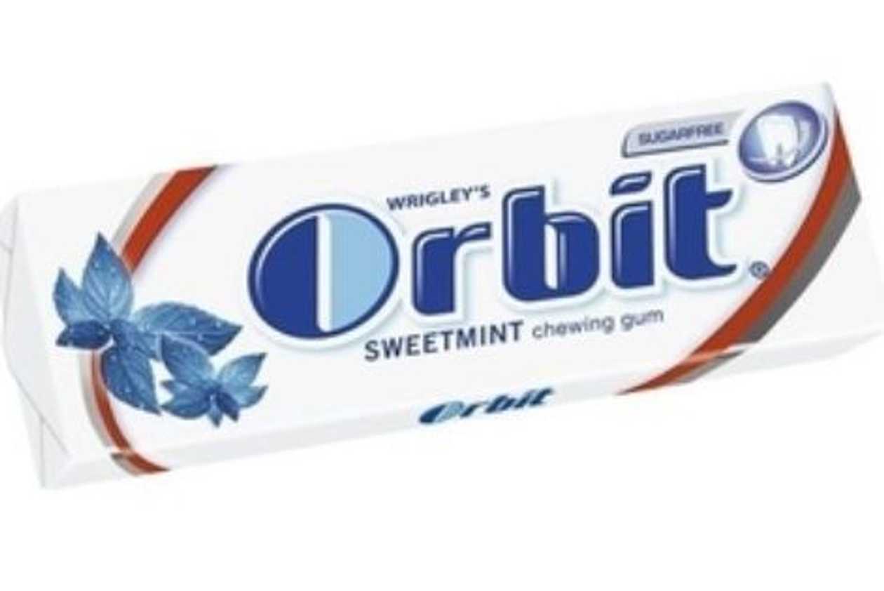 Chewing gum Orbit Sweetmint 14 g (sugar-free Pads)
