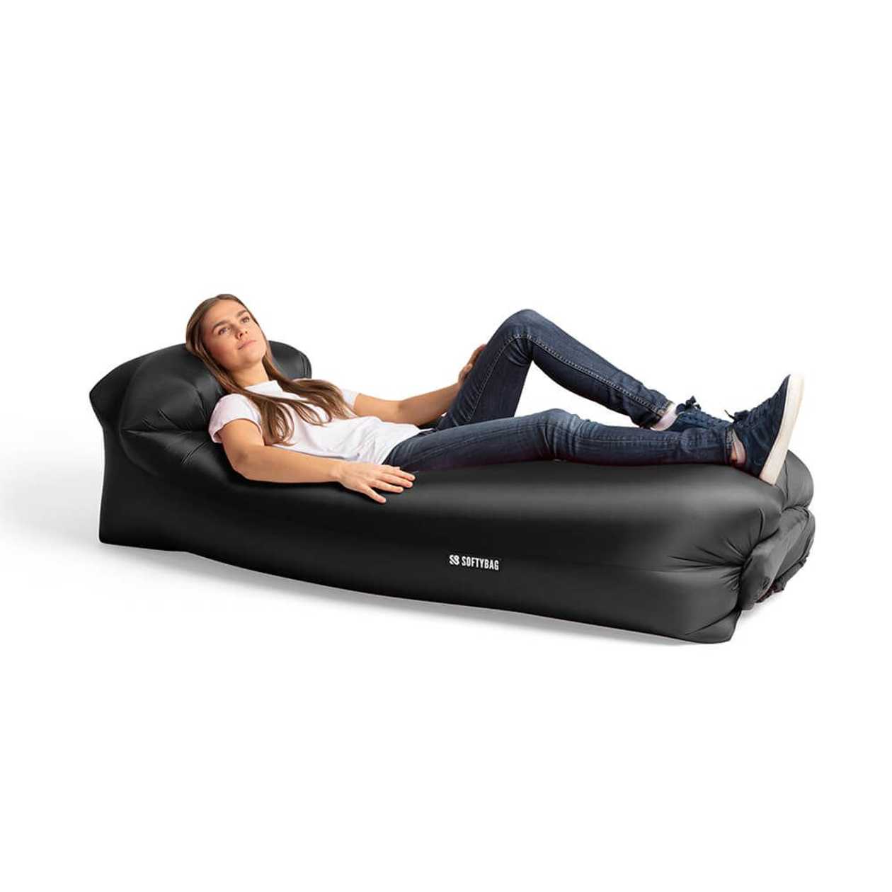Lamami Chair Softybag Original Midnight Black Air-Fillable