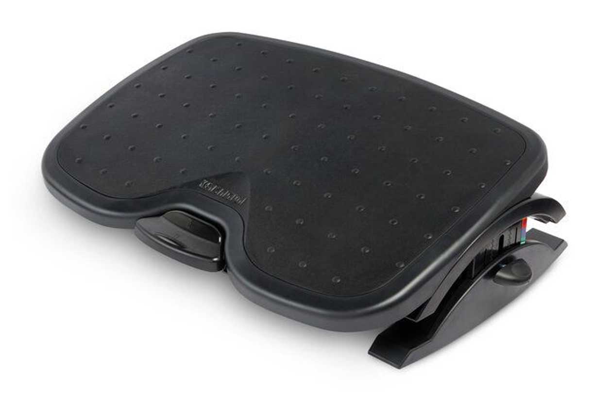 Footrest Kensington K52789ww Solemate Plus Footrest Tilt/height, Black Plastic, Smartfit