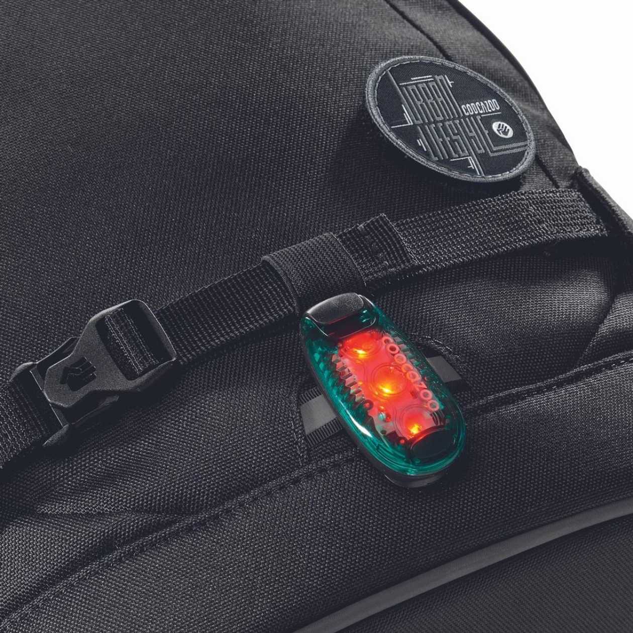 Coocazoo Led Fresh Mint Safety Light, for Sling And Backpack, with Fastening Clip