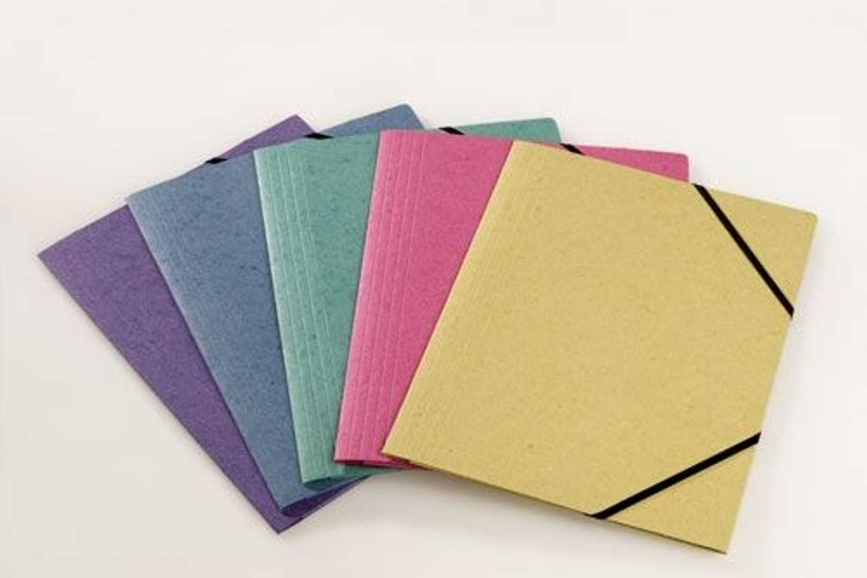 Document Folder Mustard Yellow, A4 with Rubber Räpina