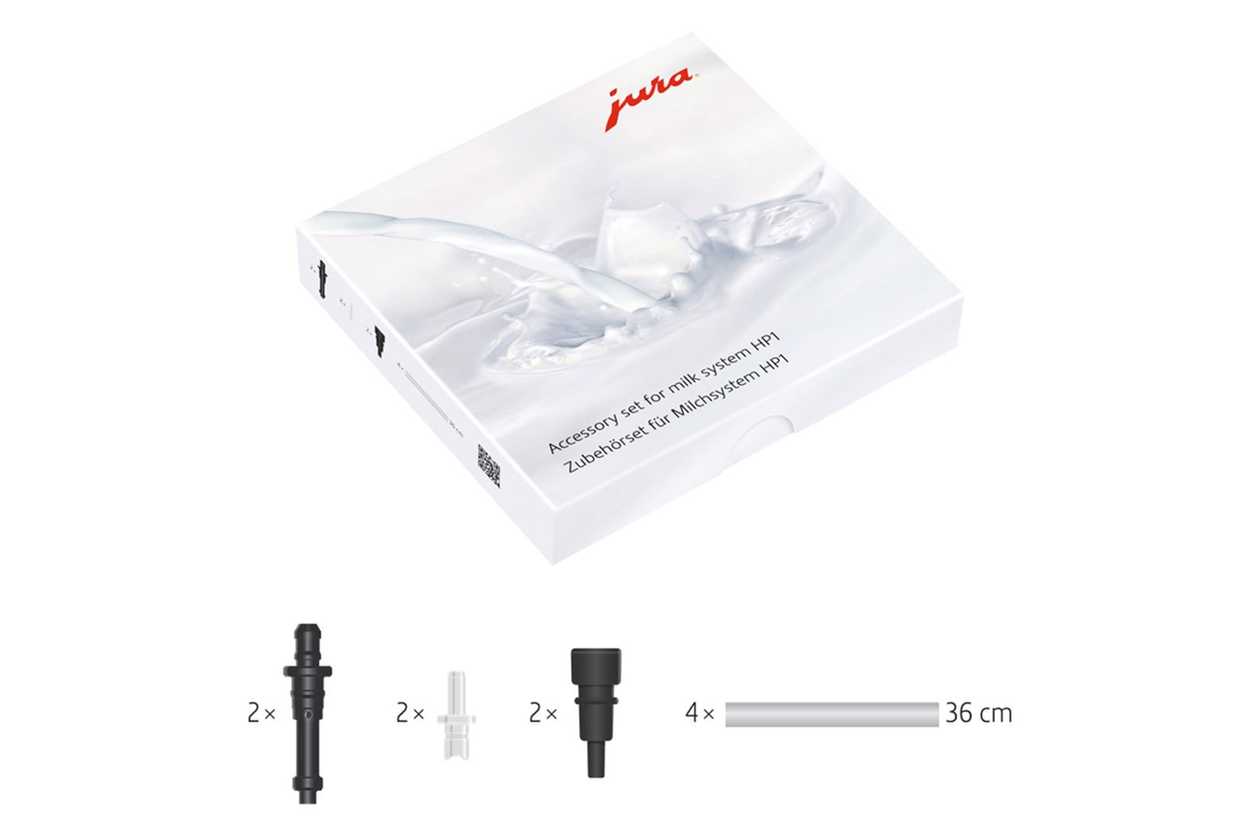 Milk Hose Set Jura Hp1 (E8/E6/D60/A9/A7/Micro90/We8/Ena8)
