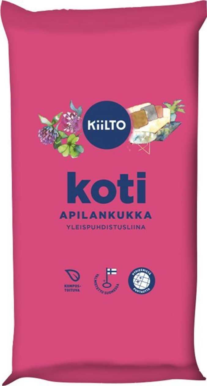 General Cleaning Cloths Moistened Kiilto Kodu 36 pcs./p kg.