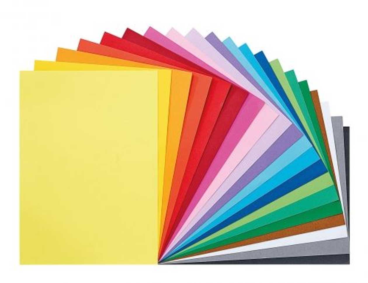 Ecological Coloured Paper, Bulk, A4 120 g, 20 Colours X 50 Sheets