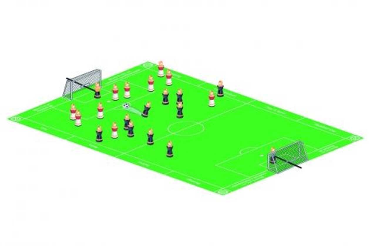 Flickball Board Game, Large 122 x 80 cm, 6+