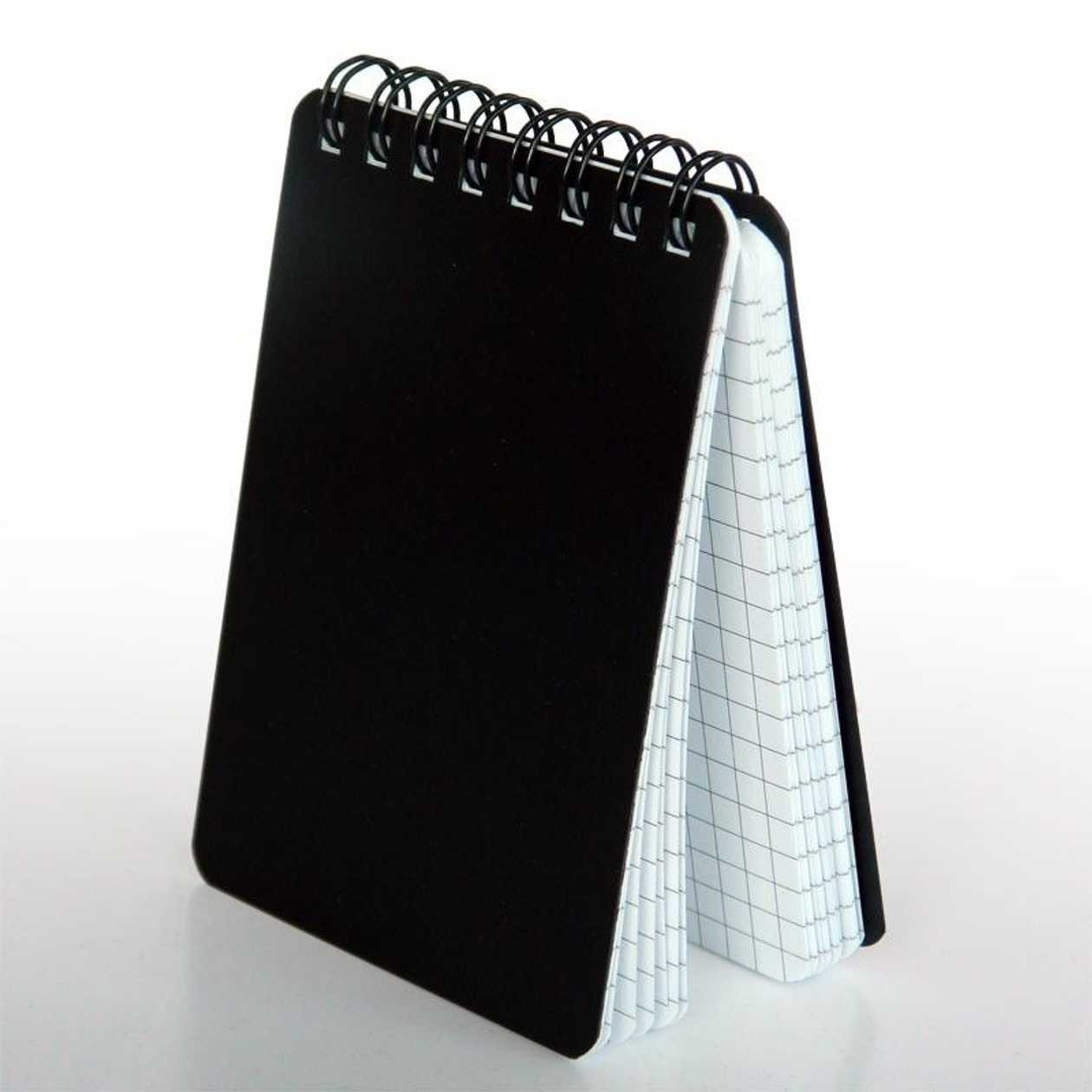 Notebook A7 60 l. Classic 5*5 Square Spiral Binding Above, Plastic Covers (74x105 mm)